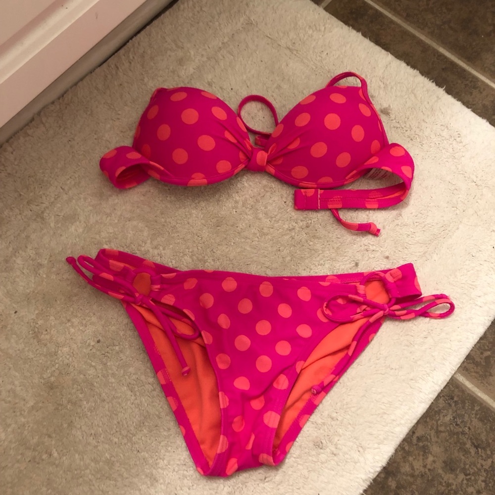 Polka dot bikini